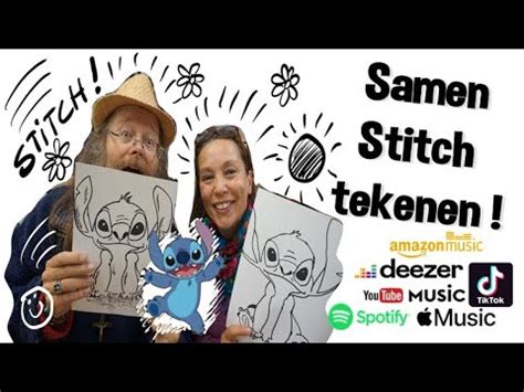 Samen Stitch Tekenen Tekenles Vlogs Video S Liedjes Muziek