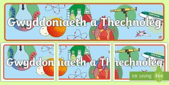 Gwyddoniaeth A Thechnoleg Meysydd Dysgu A Phrofiad