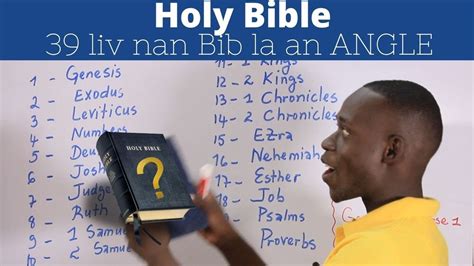 Koman Pou Di An Angle Liv Nan Bib La Ansyen Testaman Books Of