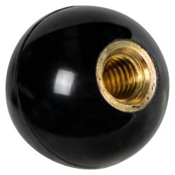 1 Dia 1 4 20 Thread Phenolic Ball Knob U S Plastic Corp