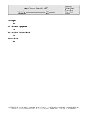 Fillable Online P2pays Sample Procedure Structure P2pays Fax Email