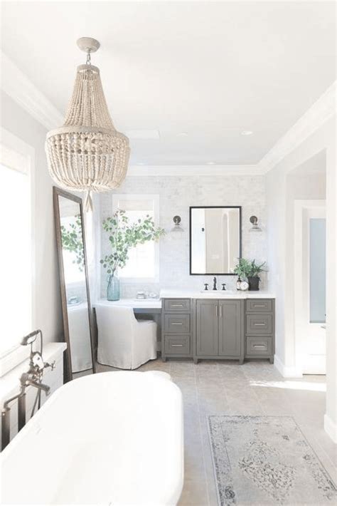 50 Bathroom Chandeliers That Steal The Show - Shelterness