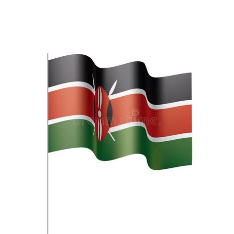 Drapeau Du Kenya Illustration De Vecteur Illustration Stock