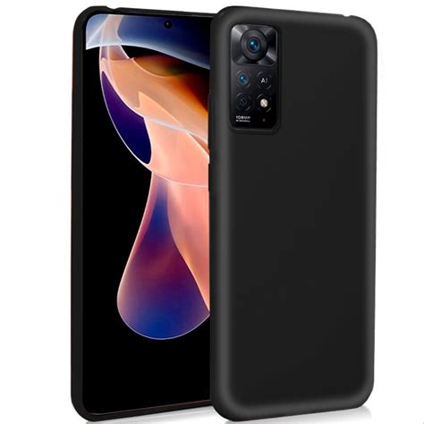 Cool Funda Silicona Negro Para Xiaomi Redmi Note 11 Pronote 11 Pro 5g