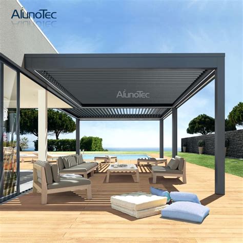 Unique Design Retractable Aluminum Pergola For Garden China Unique