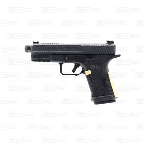 Пистолет EMG SAI BLU Compact Pistol black в страйкбольном магазине