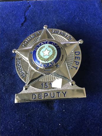 Collectors-Badges Auctions - Harris County Texas Deputy Sheriff badge ...