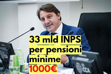 Pensioni Minime A Nel Costo Inps Miliardi Tanta Gioia