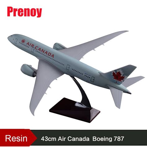 Prenoy 43cm Resin Aircraft Model B787 Canadian Old Static Model Air