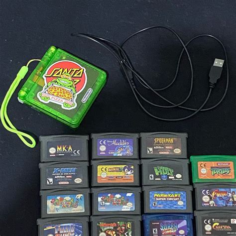 Game Boy Advance Sp Translucido Verde 27 Cartuchos De Jogos Case