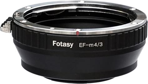 Amazon Fotasy Manual EF EF S Mount Lens To M43 Adapter EF Mount