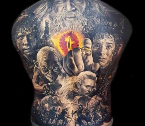 Lord of the Rings tattoo by El Mago Tattoo | Post 26951 | Lord of the ...