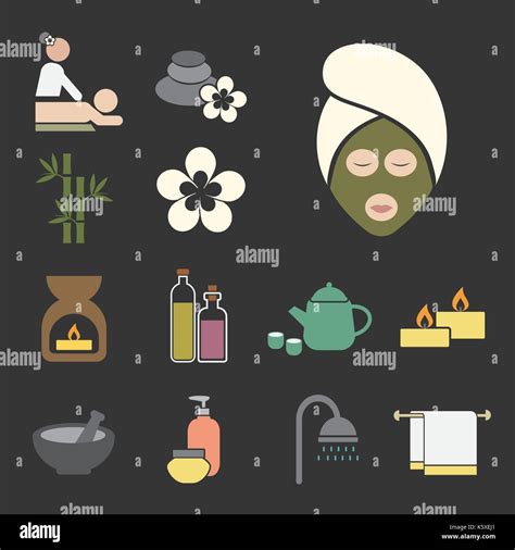 Spa Icon Stock Vector Images Alamy