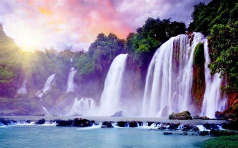 Waterfall Wallpaper 4K - The Rainforest Waterfall 4k Wallpaper The ...