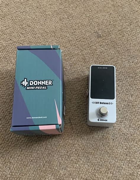 Donner DT Deluxe Guitar Tuner Pedal Reverb UK