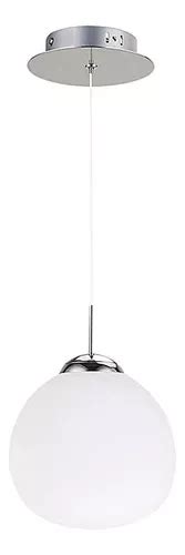 L Mpada Suspensa Led De Cetim Satin Warm Sphere Tecnolite De W