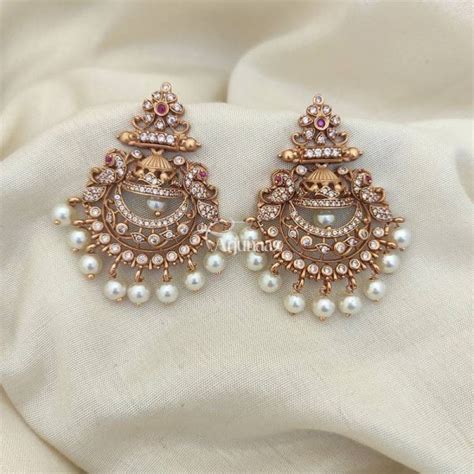 Beautiful Peacock Design Earrings - Arjunaaz