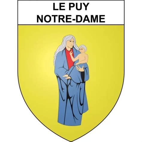 Le Puy Notre Dame Ville Sticker Blason Cusson Autocollant Adh Sif