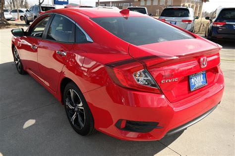 2018 Honda Civic Touring Cvt Fwd 4dr Car Fisher Honda