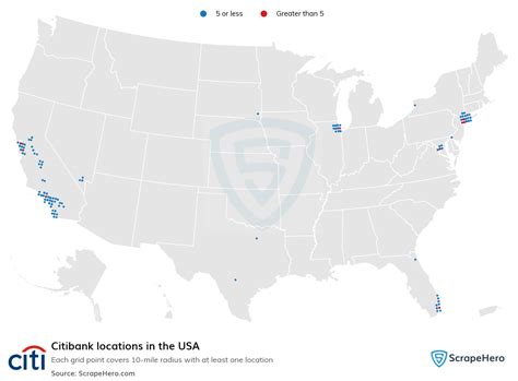 List of all Citibank locations in the USA - ScrapeHero Data Store