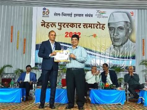 576 employees of SAIL-Bhilai Steel Plant Receive Nehru Awards