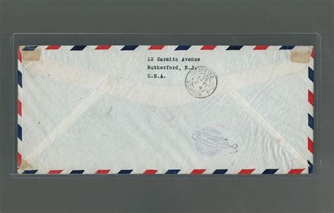 US First Flight Cover Pan Am San Francisco To NJ Via Noumea New