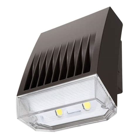 Lumark Xtor 120 Watt Equivalent Integrated Led Bronze Weather Resistant Wall Pack Light 4000k