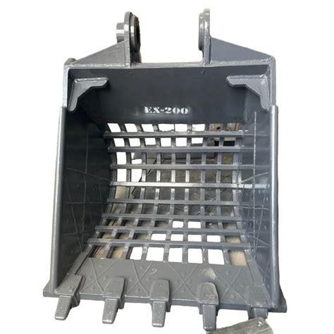 Side Top Mild Steel Jali Earthmoving Bucket Capacity 1 0 Cub Meter