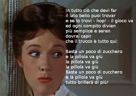 Basta Un Poco Di Zucchero E La Pillola Va Gi Cantata Da Mary Poppins