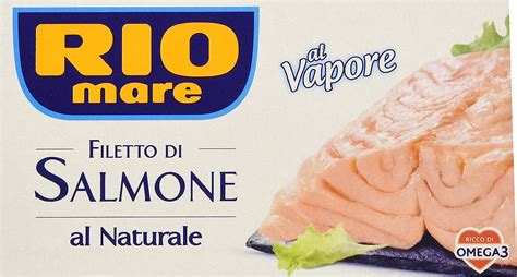 Rio Mare Filetto Di Salmone Al Naturale Cotto A Vapore 4 Pezzi Da