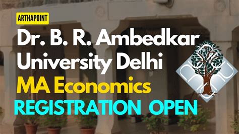 Dr B R Ambedkar University Delhi Registration Open Cuet Pg Admission