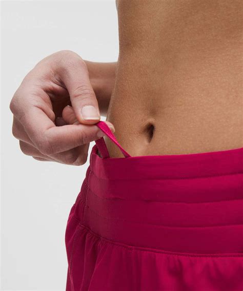 Lululemon Hotty Hot High Rise Lined Short 4 Magenta Smoke Lulu