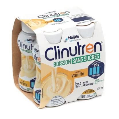 Clinutren Boisson Vanille Sans Sucres X Ml