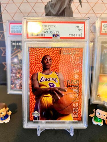 KOBE BRYANT 1996 UPPER DECK ROOKIE EXCLUSIVES R10 PSA 7 NM GRADED