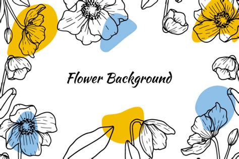 Modern Background Himalayan Poppy Flower Graphic By Nurdesign99