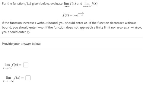 Solved For The Function F X Given Below Evaluate Chegg