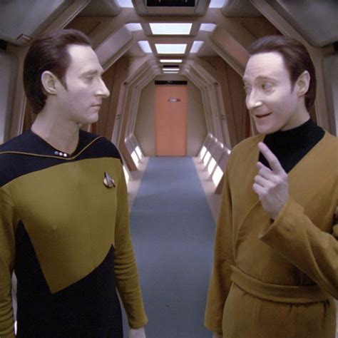 Data And His Evil Twin Brother Lore Star Trek Borg Star Trek Star