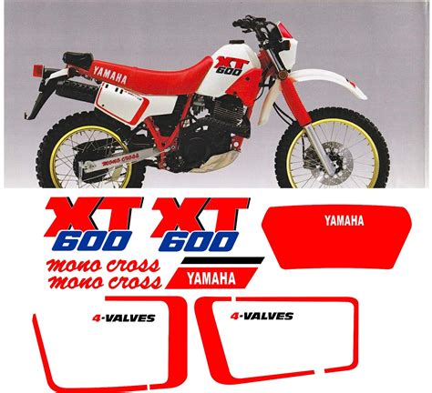 YAMAHA XT600 XT 600 Stickers Decals High Quality EBay Xt 600