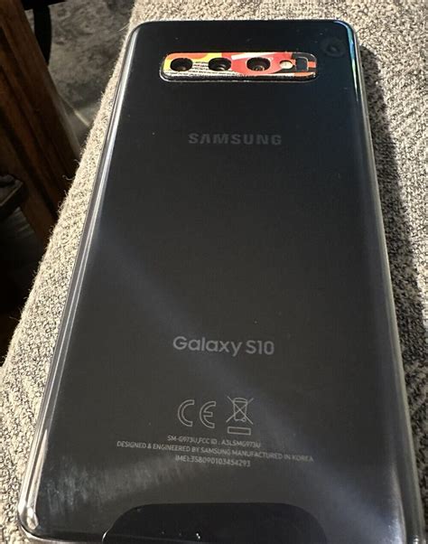 Samsung Galaxy S10 Sm G973u 128gb Prism Black Verizon Single Sim