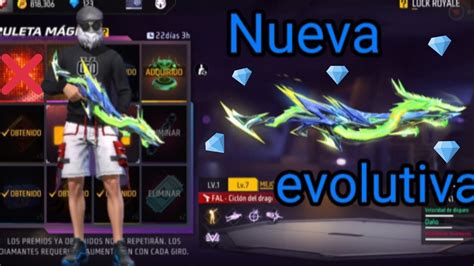 Sacando La Nueva Parafal Evolutiva Cicl N Del Drag N En Free Fire