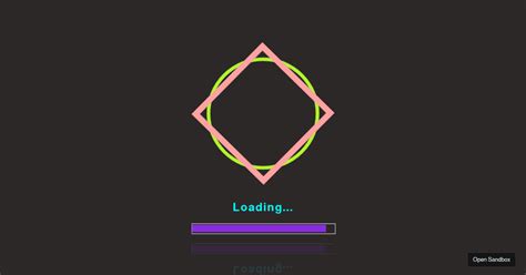 Loading Screen Animation Css Codesandbox