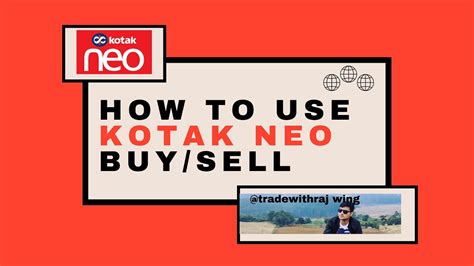 How To Buy And Sell From Kotak Neo Demat Account Kotak Kotakneo