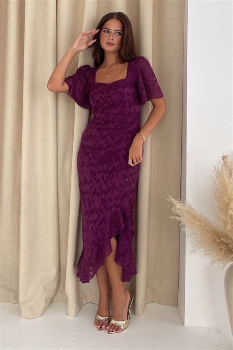 Heidi Dress Plum Off The Rack