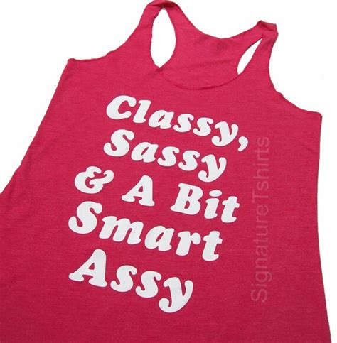 Items Similar To Classy Sassy And A Bit Smart Assy Tank Top Workout