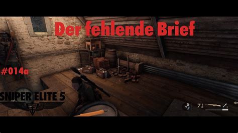 Sniper Elite 5 PC COOP GERMAN HD 014a Der Fehlende Brief YouTube