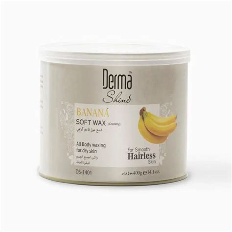 Derma Shine Banana Soft Wax 400G Atozstore Pk