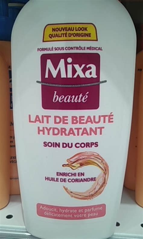 Composition MIXA Lait de beauté hydratant UFC Que Choisir