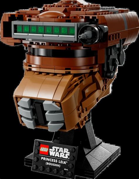 Lego Star Wars Princess Leia Boushh Helmet Revealed The