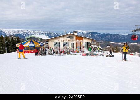 Semmering Ski Resort Lower Austria Viennese Alps Austria Stock Photo