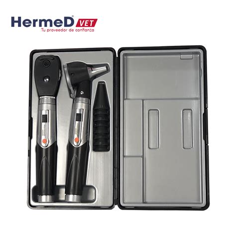 ESTUCHE DE DIAGNÓSTICO CON LUZ LED HARDY VETERINARIO Hermed